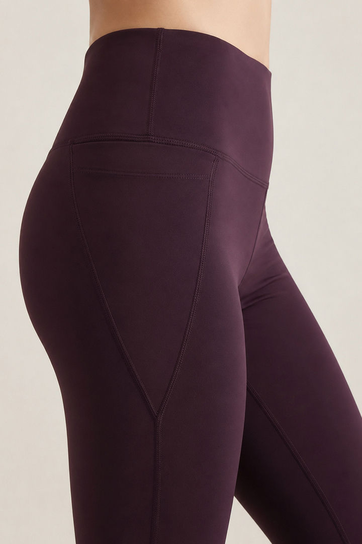 Zelocity Quick Dry Training 3/4th Leggings - Purple Plumeria — image 6
